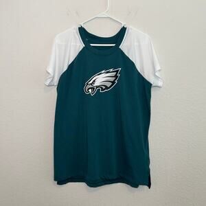 NIKE Dri Fit Women's Philadelphia Eagles Tee Shirt Sz Large